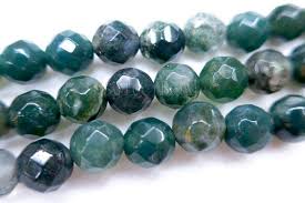 Faceted Moss Agate Round Beads Semi Precious Gemstone Beads Etsy Gemstone Beads Wholesale Gemstone Beads Wholesale Gemstones