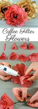 These Diy Coffee Filter Flowers Will Be Perfect For Your Valentine 3 Coffee Filter Flowers Coffee Filter Flowers Wedding Coffee Filter Flowers Diy