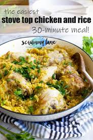 How long to roast chicken in oven? The Simplest Stove Top Chicken And Rice 30 Minute Meal Scrummy Lane
