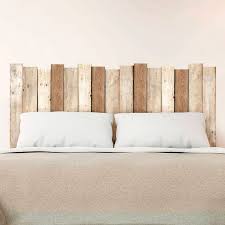 Sticker Tete De Lit Planches Bois 155x70cm Tete De Lit Planche Sticker Tete De Lit Idee Deco Tete De Lit