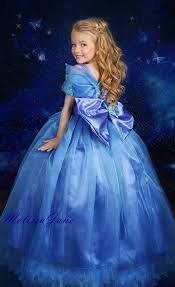 Blue Inspired Cinderella Princess Girls Dress Little Girl Pageant Dresses Girls Pageant Dresses Cinderella Dresses