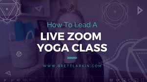 lead a live zoom yoga cl