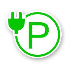Green Parking Lot Charging Stations Symbol Electric Car Charging Point Sign Decor Sticker Car Sticker Wall Sticke Wall Sticker Wall Stickers Wallpaper Stickers