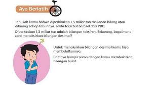 Jawaban Soal Matematika Tema 3 Kelas 4 Sd Mi Halaman 13 14 Temukan Bilangan Desimal Di Sekitarmu Tribun Pontianak