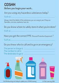 Coshh Poster Coshh Downloadable Poster Health Safety Staff Guidelines Hr Managers Health And Safety Safety Posters Health
