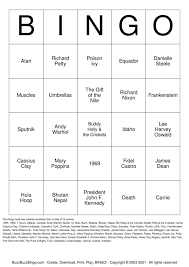 You will receive and email with digital image within 24 hours. Trivia Bingo Cards To Download Print And Customize