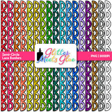 Semi Circle Lace Border Clip Art Page Element Graphics Glitter Meets Glue Beautiful half circle border, frame, angle, white png. usd