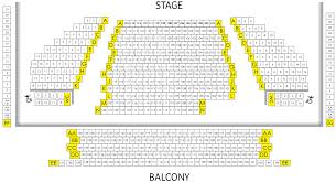 numerica performing arts center seating chart