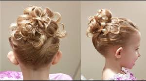 22 kids hairstyles that any parent can master. Hair Style For Kids Girl For Wedding Youtube