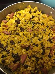 Smoked Beef Kielbasa Yellow Rice Black Beans Scallions And Corn This Is My Grandmothers Recipe And It Is So Delicious Kielbasa Recipes Smoked Beef Kielbasa