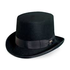 Men S Scala Wool Felt Top Hat Mens Accessories Top Hat Wool Felt