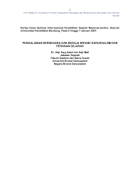 Check spelling or type a new query. Pdf Pengalaman Bernegara Dan Beraja Brunei Darussalam Dan Peranan Sejarah