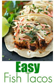 These fish tacos are so flavorful and satisfying, but still healthy. Easy Fish Tacos With Spicy Slaw Tasty Ever After Recipe Easy Fish Tacos Slaw For Fish Tacos Fish Tacos