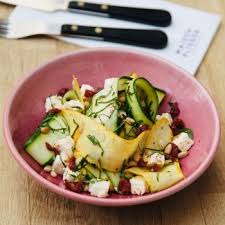 Recette Tagliatelles De Courgettes Crues En 2020 Courgette Crue Tagliatelles Salade Courgette