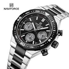 Buy NaviForce NF8049 - Black/Silver Watch Online at Best Price in Nepal -  NaviForce Nepal