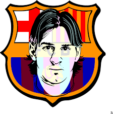 Why don't you let us know. Barcelona Logo With Messi Portrait Freevectors