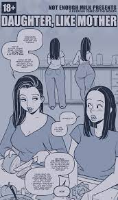 Daughter, Like Mother [NotEnoughMilk] Porn Comic - AllPornComic