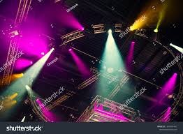 Stage Lights On Concert Lighting Equipment Stock Photo Edit Now 1260405442