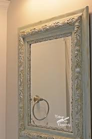 Not easy to paint over mirror, but using the proper brush and the proper paint for the proper surface (obviously following a prosses) its fun and very beautifull results. Diy Painted Mirror Frames