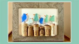 Make a Sea Glass bird Frame at Ugly Bunny Winery