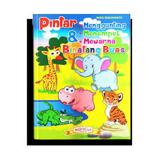 Gambar untuk mewarnai anak tk tema binatang. Buku Aktivitas Anak Pintar Menggunting Menempel Mewarnai Binatang Buas Terbaru Agustus 2021 Harga Murah Kualitas Terjamin Blibli