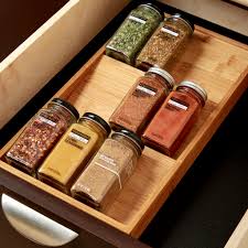 All products from spice drawer cabinet category are shipped worldwide with no additional fees. Seville Classics 3 Tier Bamboo Spice Rack Cabinet Drawer Tray Organizer Walmart Com Walmart Com