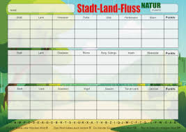 Bei ebay finden sie artikel aus der ganzen welt. Stadt Land Fluss Natur Pdf Vorlage Zum Ausdrucken