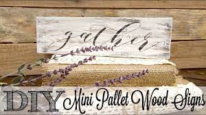 When the knife blade first came out, i was so excited to cut wood with it. Diy Mini Pallet Wood Signs Fixing Paint Bleeds Youtube