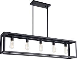 Matteo C76005bk Flare Modern Black Kitchen Island Lighting Mto C76005bk