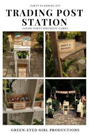 Safari Birthday Party Trading Post Station A Cotton Kandi Life Safari Birthday Party Safari Birthday Safari Party Decorations