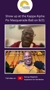 David Cadet invites you to show up at the Kappa Alpha Psi Masquerade Ball 