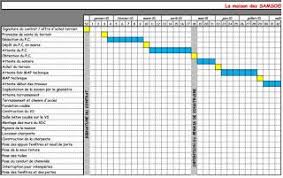 Exemple Planning Construction Maison En Feuille Excel Planning Chantier Construction Maison Planning Projet Excel