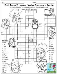 January Learning Resources With No Prep Irregular Verbs Verbs Activities Irregular Past Tense Verbs