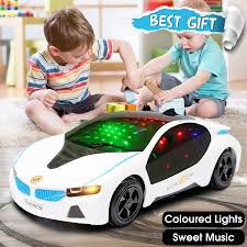 Led Light Car Toys Electronics Flashing Lights Music Sound Car Play Vehicles Toys For Boys Kids Gift 3 To 12 Years Size 7 87x3 54x1 97 Inch Walmart Com Walmart Com