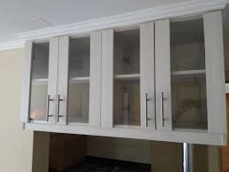 glass and mdf: vertical kitchen cabinet