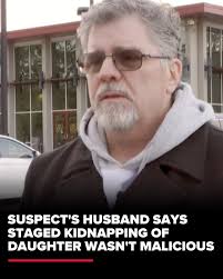 An Arkansas father says his wife wanted to teach their daughter about the  dangers of online predators. After an allegedly staged kidnapping went  wrong, the mother faces charges, and the daughter is