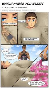 Watch Where You Sleep! Porn comic, Rule 34 comic, Cartoon porn comic -  GOLDENCOMICS