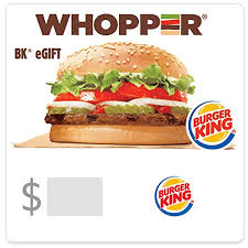Burger king is located in rapides parish of louisiana state. Amazon Com Burger King Whopper Gift Cards Configuration Asin E Mail Delivery Gift Cards