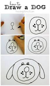 How to draw a peacock for kids. How To Draw A Dog Drawing Lessons For Kids Easy Drawings For Kids Drawing For Kids