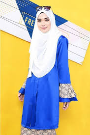 Apa itu warna benhur ? Baju Kebarung Batik Nora Royal Blue Muslimahclothing Com
