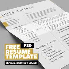 Don't include these things in your cover letter. Free 2 Pages Cv Resume Template Cover Letter Psd Freebies Graphic Design Junction