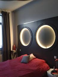 Realisation D Une Tete De Lit En Mdf Et Ba13 Decor Home Wall Lights