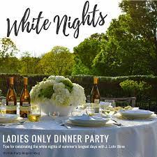 10 of the most fun girls' night in games. White Nights Ladies Only Dinner Party Youknowjlohr Dinner Party Party Summer Parties