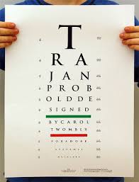 Snellen Eye Charts Although They Are Strictly Comprised Of