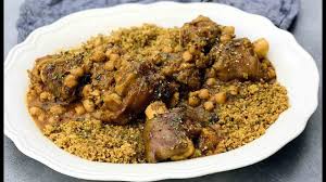 Pieds De Veau A La Marocaine Aux Pois Chiches Et Au Ble Youtube