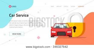 Text on banner would be: Car Insurance Vehicle Vector Photo Free Trial Bigstock