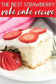 Fudgy, flourless almond butter brownies made in. The Best Strawberry Poke Cake Recipe It S Easy Delicious And The Perfect Summer Dessert Poke Cake Recipes Strawberry Desserts Desserts