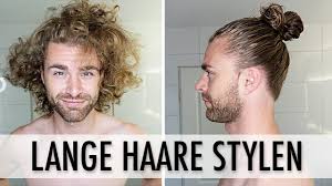 Schon in der bibel sind männer mit langen haaren zu finden: Haarstyling Tutorial Fur Manner Lange Haare Stylen Youtube