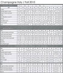 churchsuits com size chart