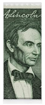 1958 Lincoln Sesquicentennial Series Yoga Mat